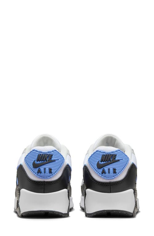 Shop Nike Air Max 90 Sneaker In White/royal/black