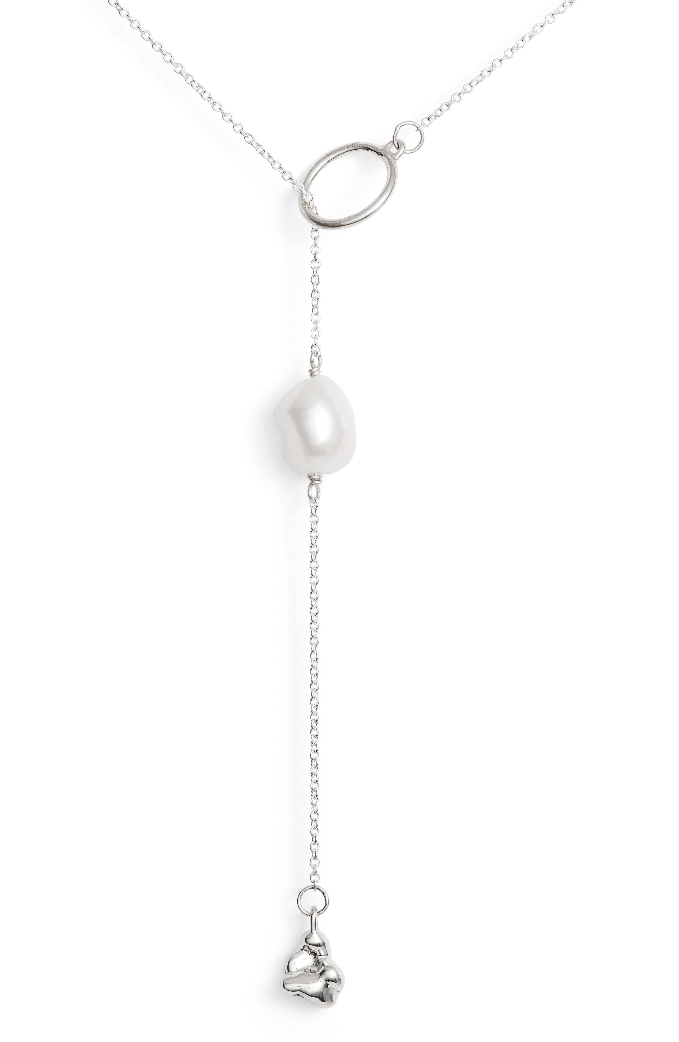 Faris Neb Pearl Y Necklace Nordstrom