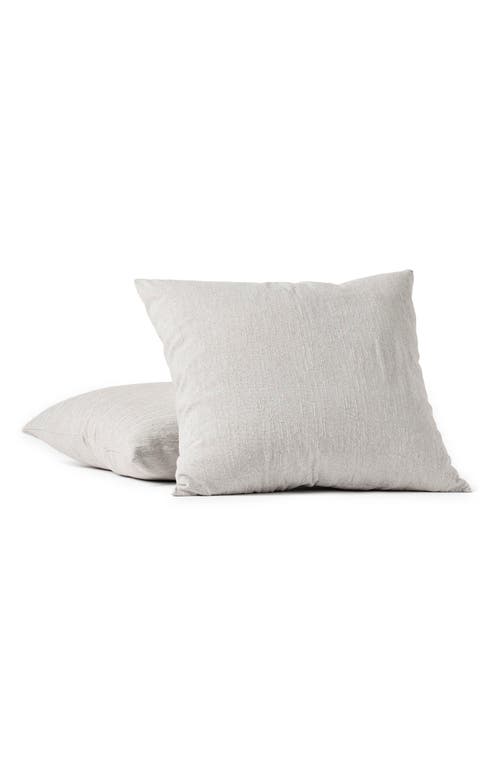 Coyuchi Toro Organic Cotton Pillow Sham in Sterling