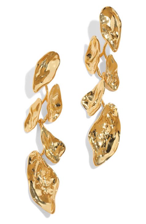 alexis bittar earrings gold