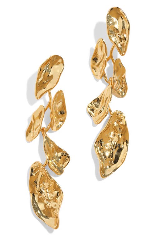 Alexis Bittar Mosaic Molten Linear Drop Earrings in Gold at Nordstrom