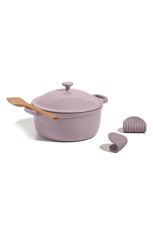 Our Place Cast Iron Perfect Pot in Lavender at Nordstrom, Size One Size Oz