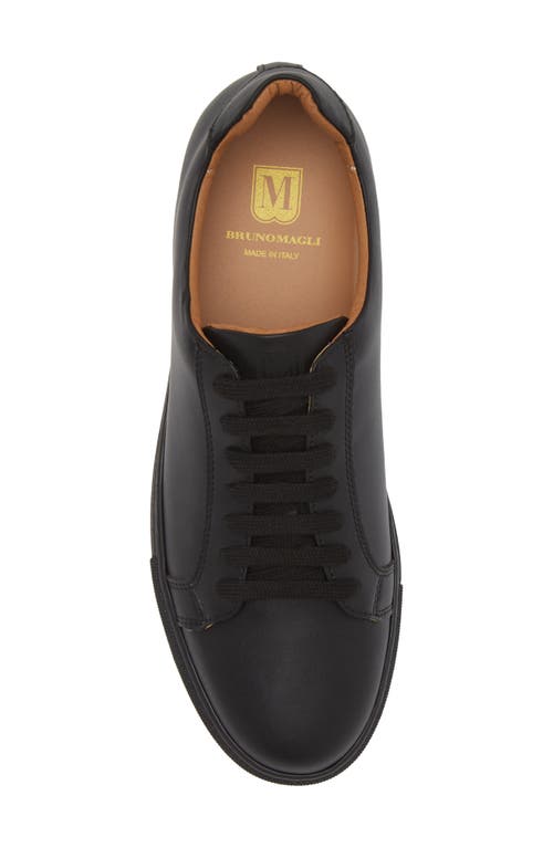 Bruno Magli Daniel Low Top Sneaker In Black/black