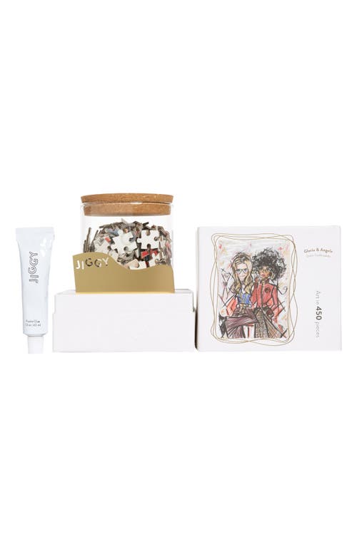 JIGGY Gloria & Angela 450-Piece Jigsaw Puzzle in Multi at Nordstrom