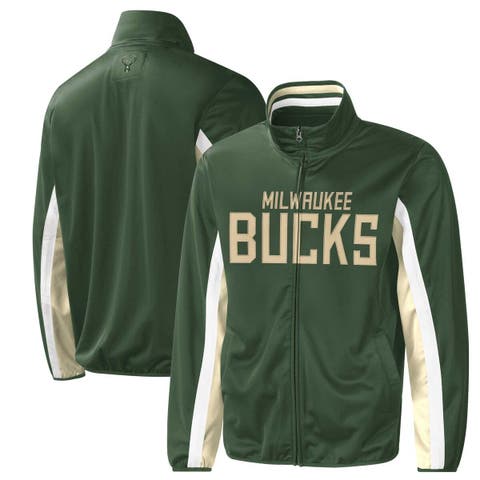 Men's G-III Sports by Carl Banks Green New York Jets Defender Raglan  Full-Zip Hoodie Varsity Jacket