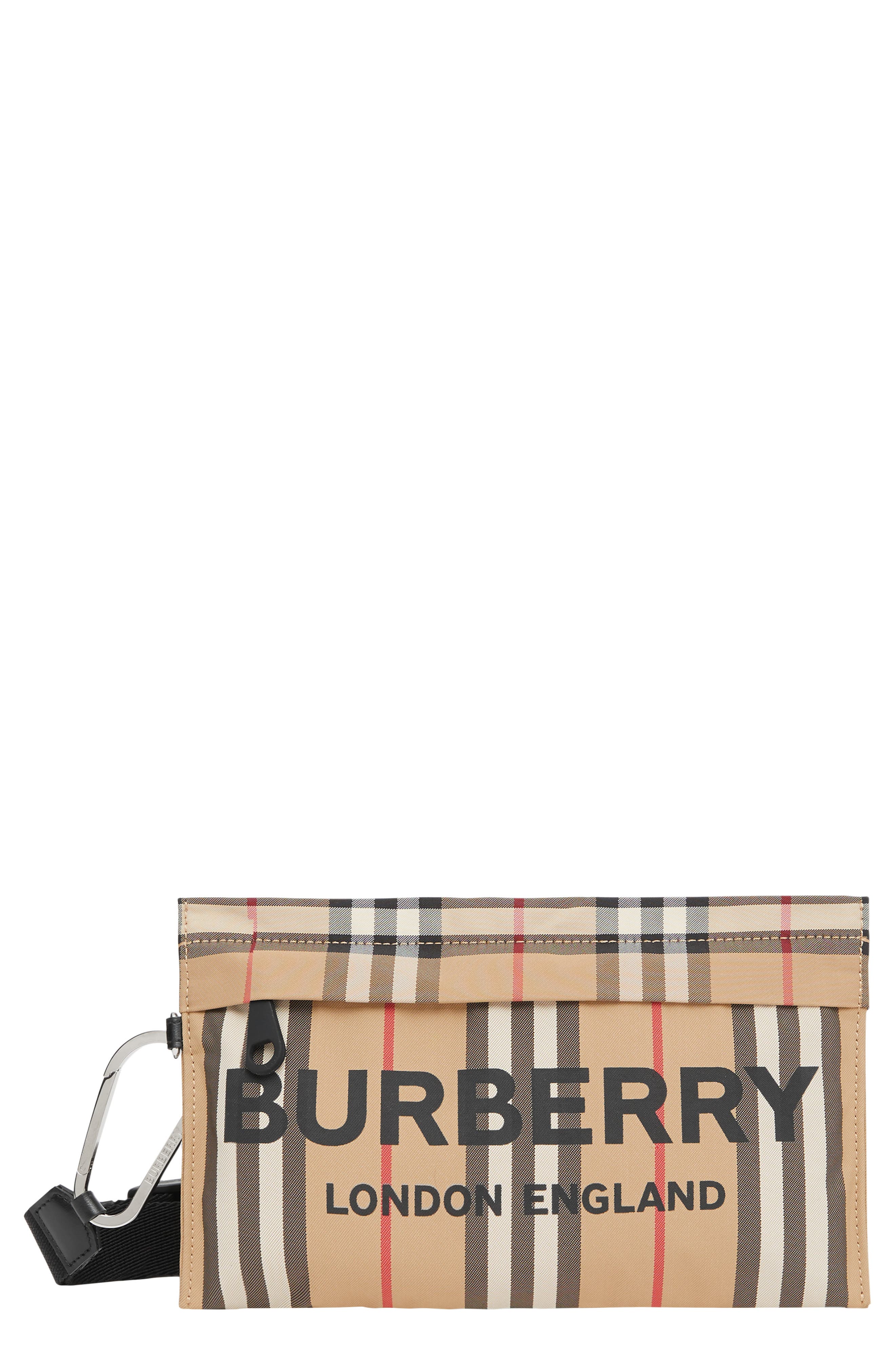 mens burberry leather watch