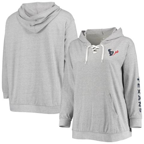 Buffalo Bills Fanatics Branded Women's Plus Size Lace-Up Pullover