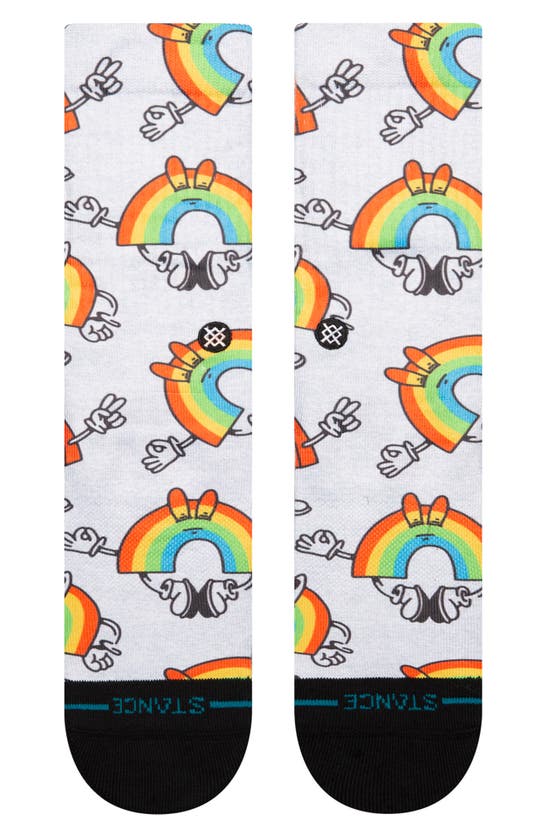 Shop Stance Vibeon Rainbow Crew Socks