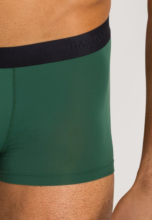Hanro Micro Touch Boxer Brief In Leaf Green