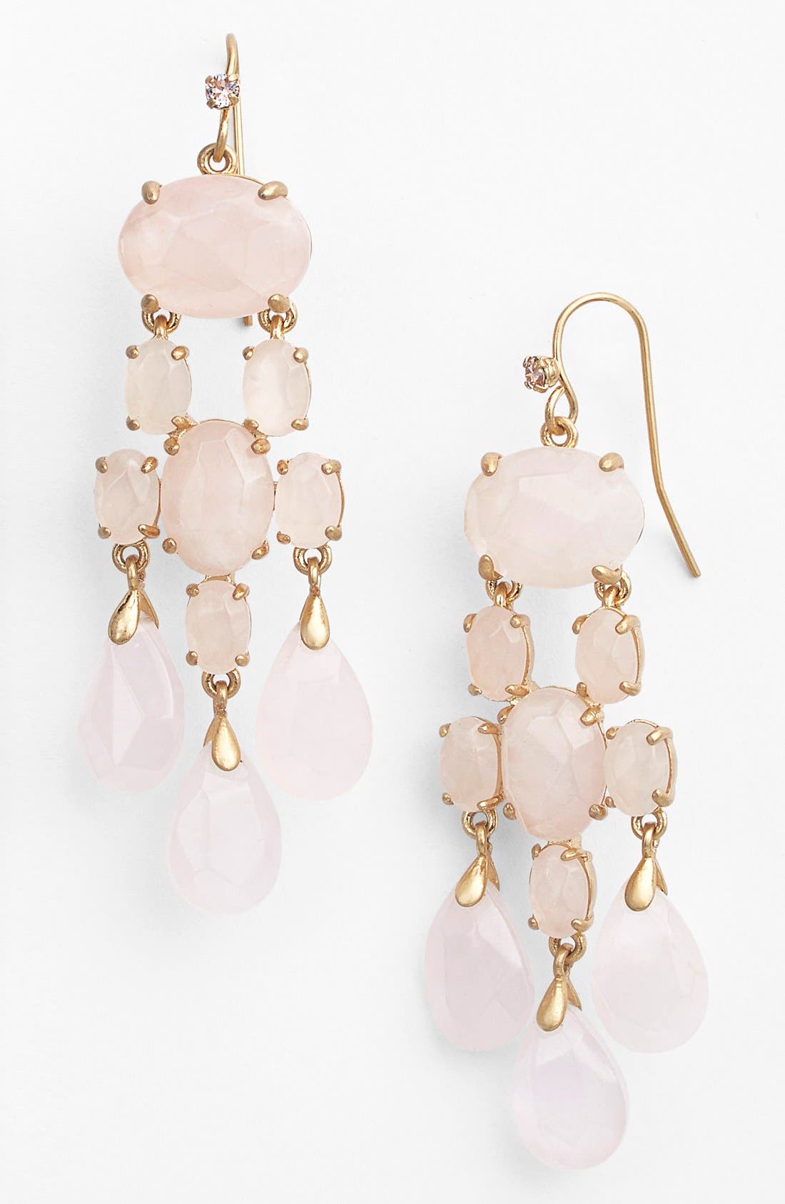 Lauren Ralph Lauren Rose Quartz Chandelier Earrings Nordstrom