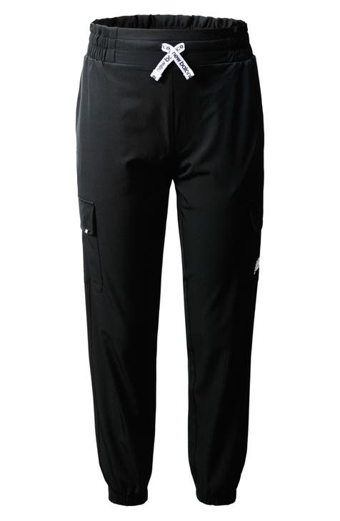 Nike vintage black track pants small swoosh parachute – Refitted
