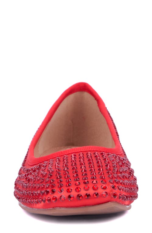 New York And Company Palmira Flat In Red