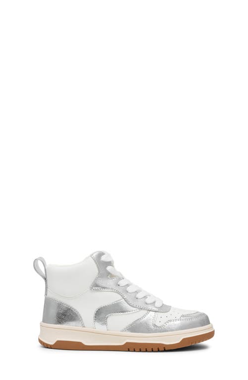 Dolce Vita Dv By Paola High Top Sneaker In Silver