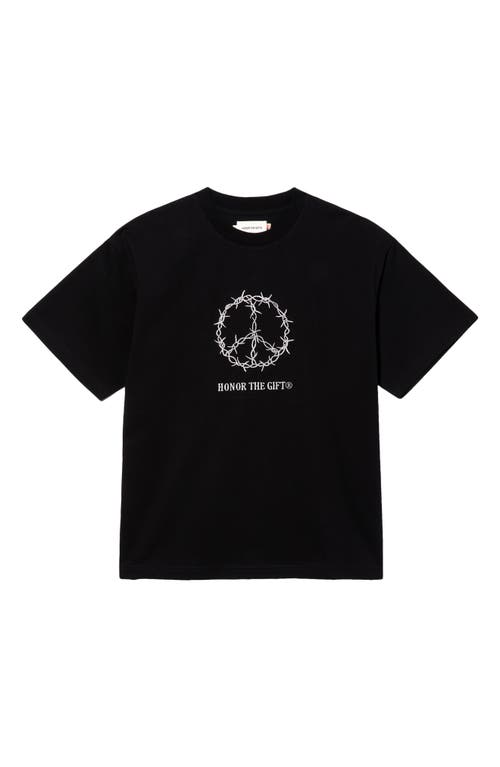Shop Honor The Gift 2016 Cotton Graphic Tee In Black