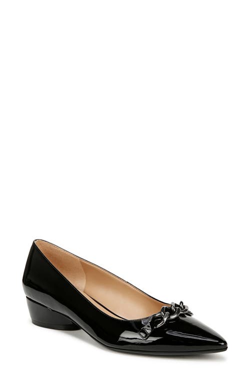 Naturalizer Becca Patent Leather Pointed Toe Pump In Black