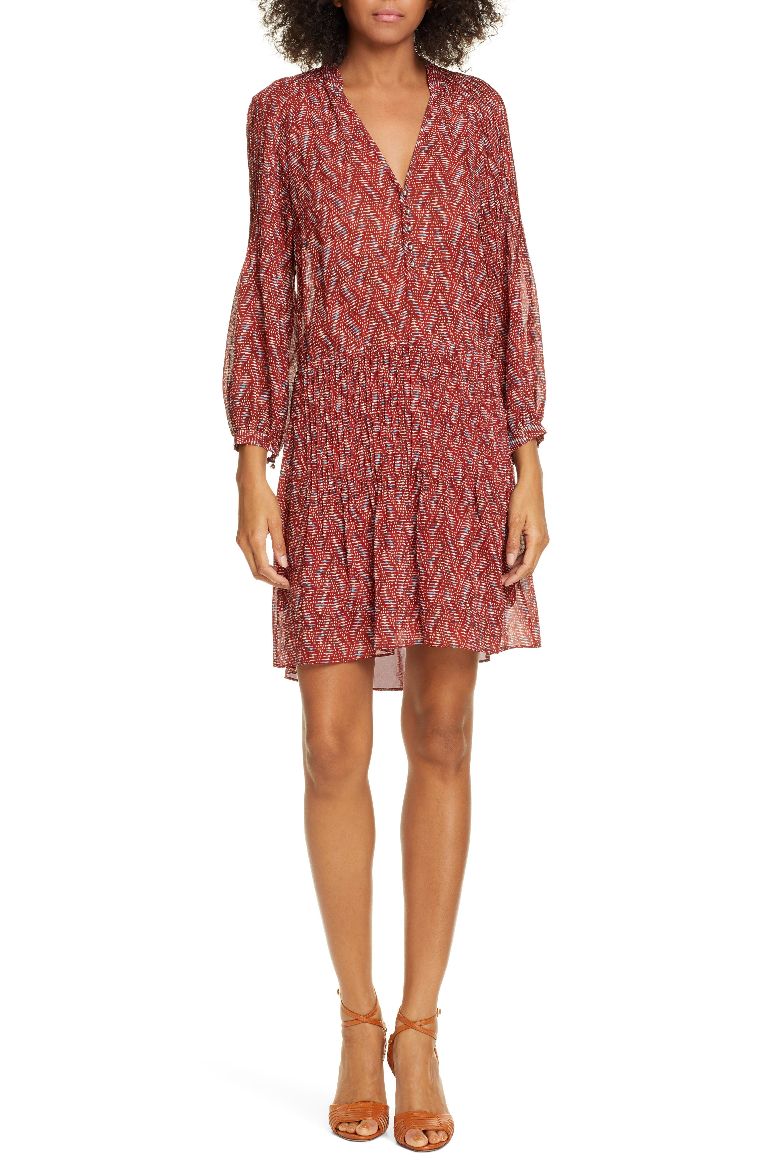 veronica beard silk dress