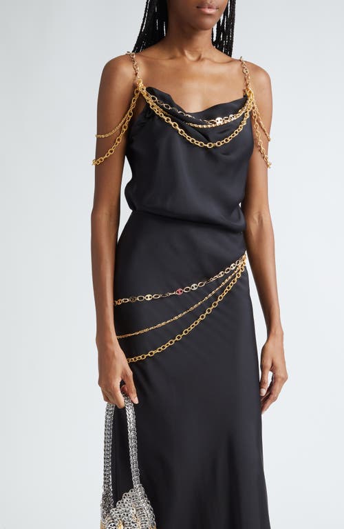 Rabanne Chain Strap Top Black at Nordstrom, Us