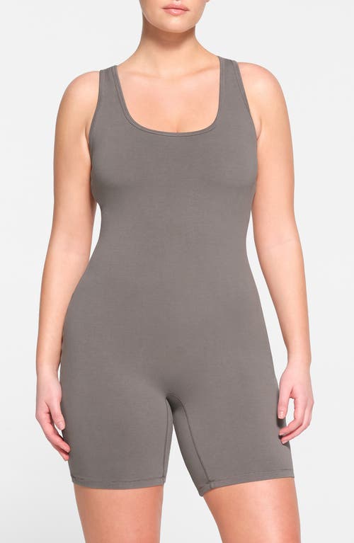 Outdoor Mid Thigh Bodysuit in Smoke