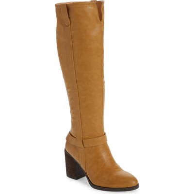 Mia Hamilton Block Heel Boot, Brown