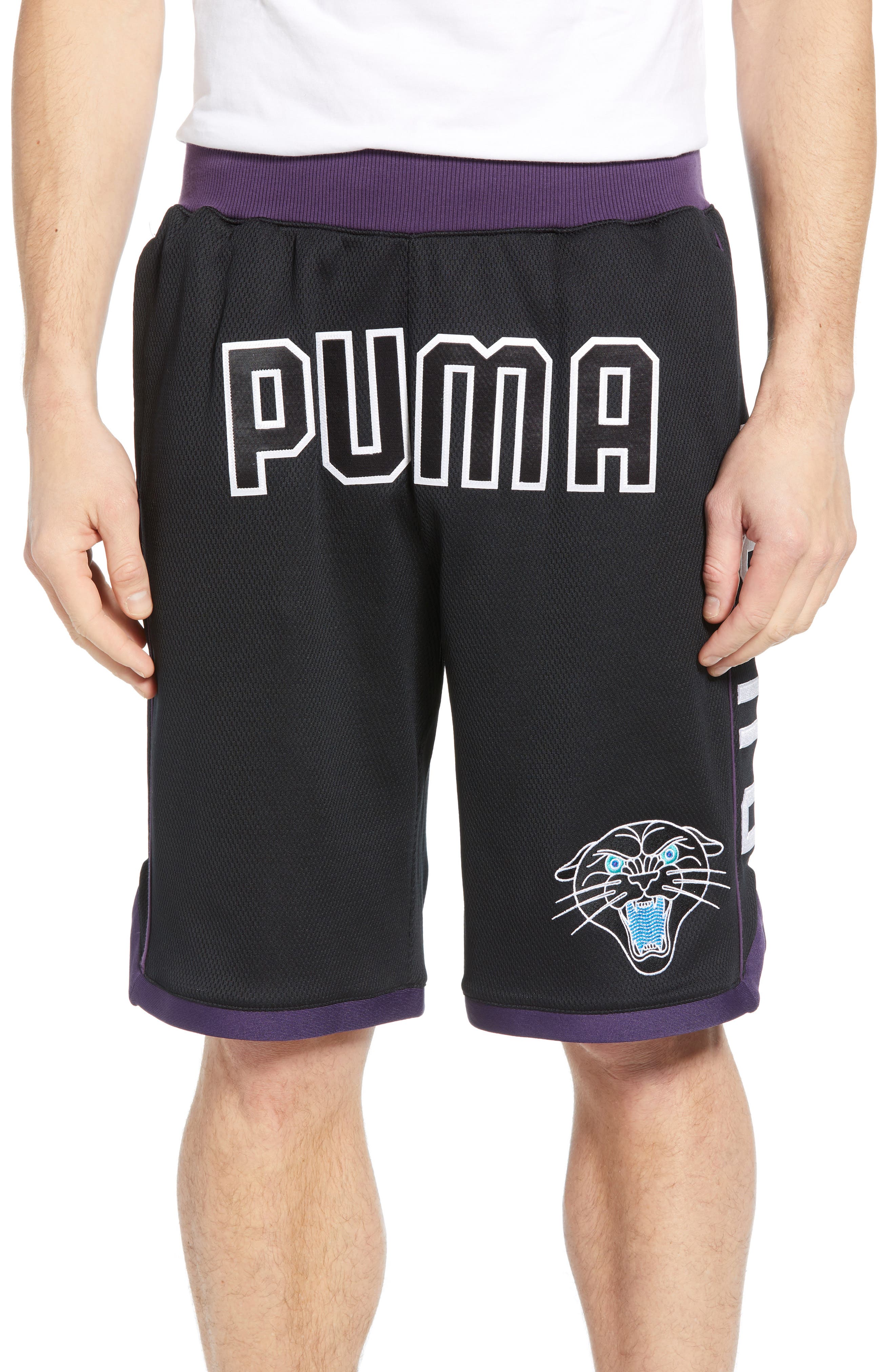 puma mesh shorts