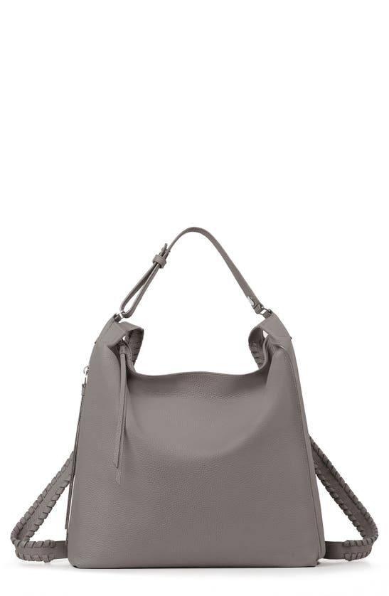 Allsaints Kita Convertible Leather Backpack In Storm Grey | ModeSens