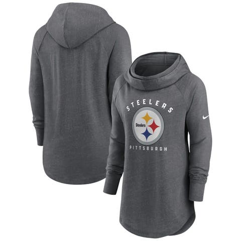 Touch Pittsburgh Steelers Women's Heathered Gray/Black