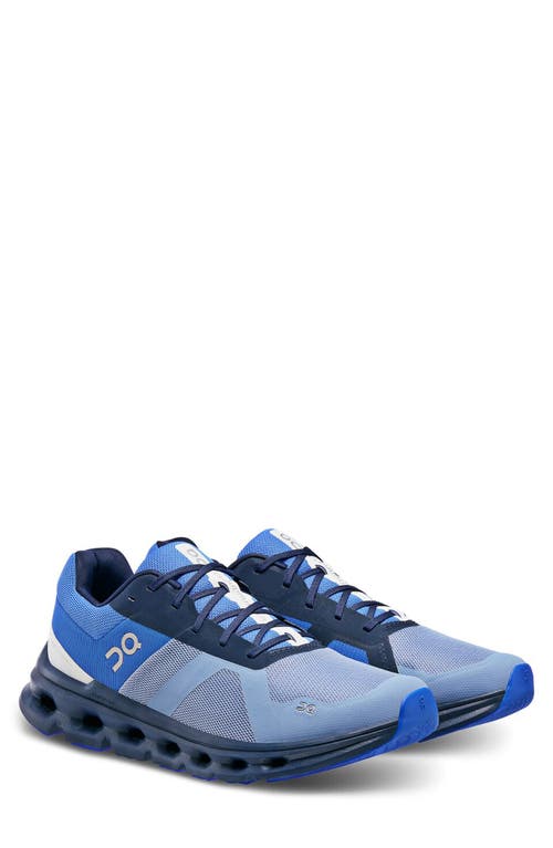 On Cloudrunner Running Shoe In Blue