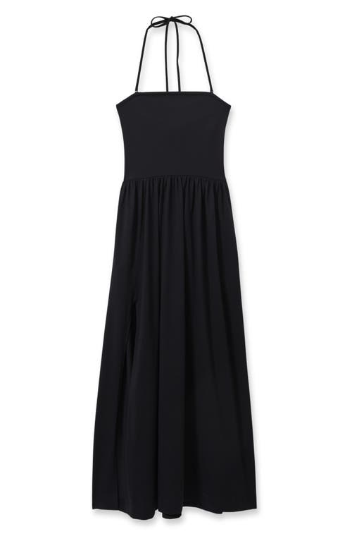 Shop Reiss Yara Cover-up Maxi Dress In Navy