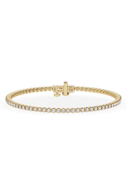 Jennifer Fisher 18K Gold Round Lab Created Diamond Tennis Bracelet - 1.48 ctw in 18K Yellow Gold at Nordstrom, Size 6.5