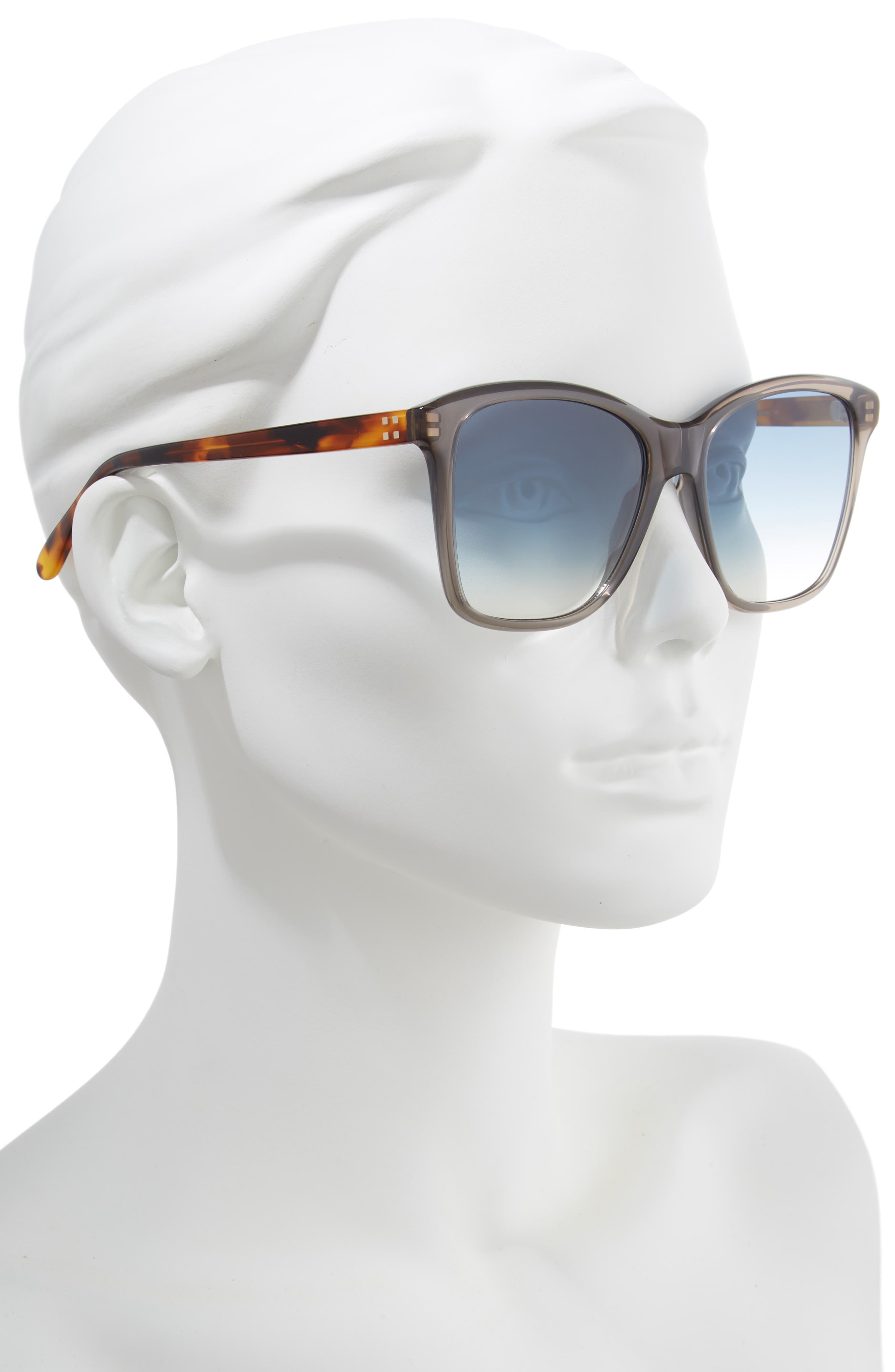 givenchy 55mm square sunglasses