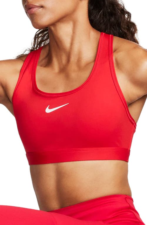 Dri-FIT Padded Sports Bra in University Red/Black