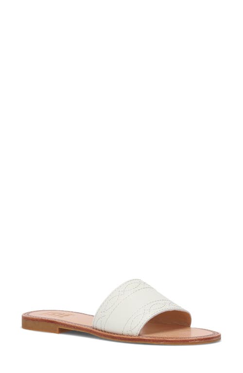 Ava Slide Sandal in White