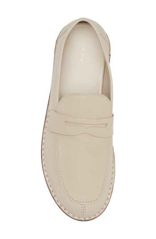 Shop The Row Cary Penny Loafer In Tofu