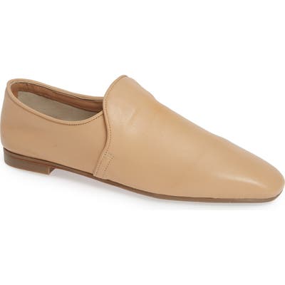 Aquatalia Revy Weatherproof Loafer, Beige