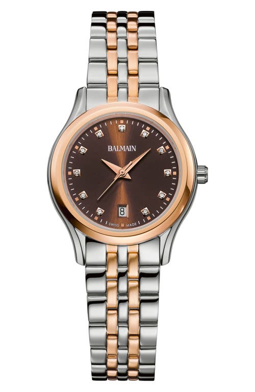BALMAIN BALMAIN WATCHES BELEGANZA DIAMOND BRACELET WATCH, 27.5MM 
