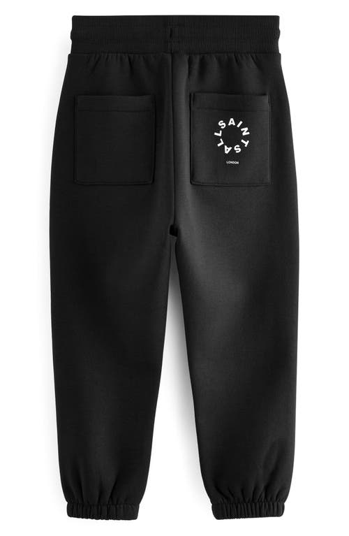 Shop Smallsaints By Allsaints Kids' Tierra Logo Joggers In Black