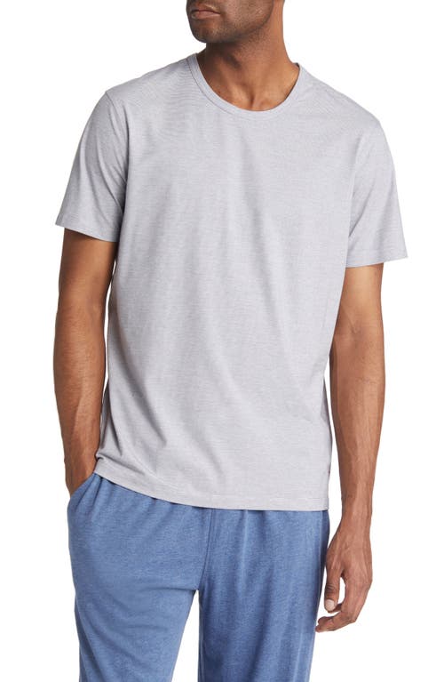 Daniel Buchler Cotton Blend Pajama T-Shirt in Blue
