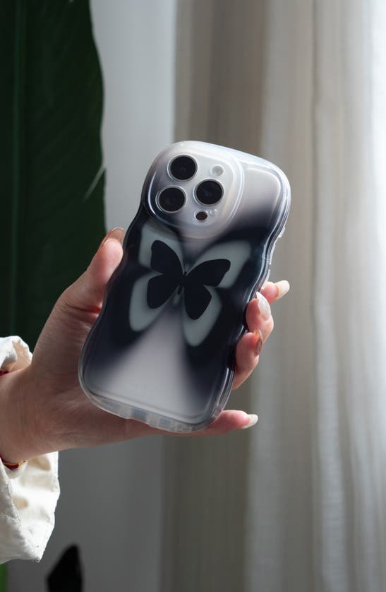 Auramma Groovy Butterfly Iphone 14 Pro Case In Black