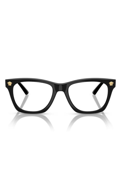 Versace 50mm Pillow Optical Glasses In Black