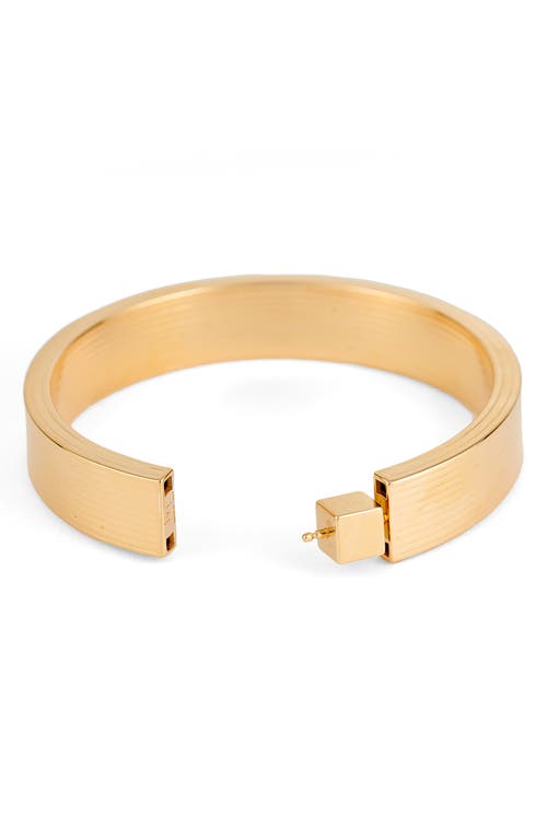 Shop Ivi Los Angeles Large Signora Hollow Hoop Earrings In Yellow Gold