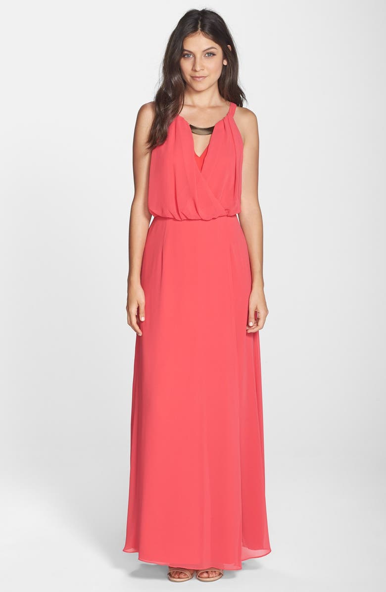 Vince Camuto Layered Blouson Maxi Dress | Nordstrom