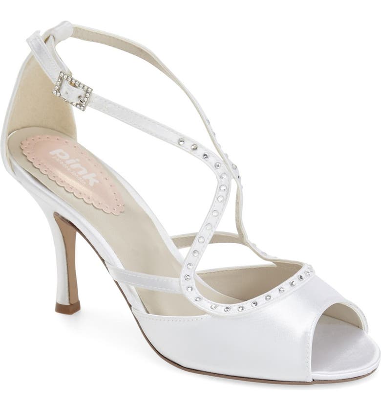 pink paradox london Crystal Embellished Sandal (Women) | Nordstrom