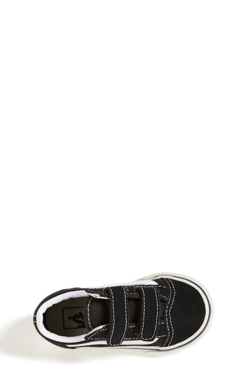 Vans Kids Black Old Skool V Big Kids Sneakers In Black/true White