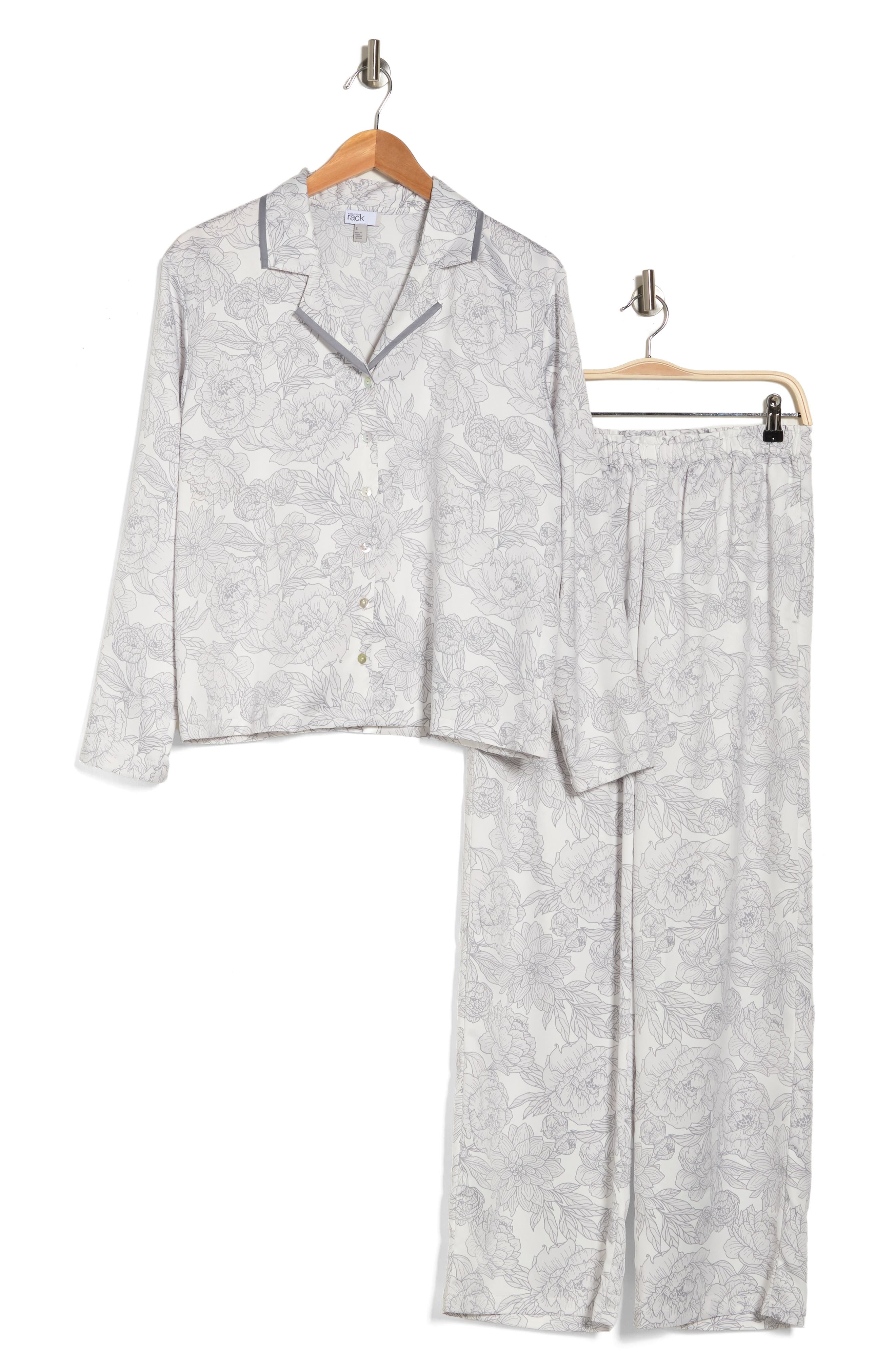 NORDSTROM RACK Classic Satin Pajama 2Piece Set Nordstromrack