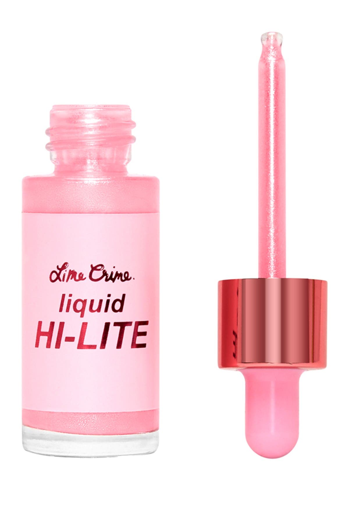 lime crime pink glaze liquid highlighter