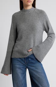 PAIGE Laurel Metallic Bell Sleeve Sweater