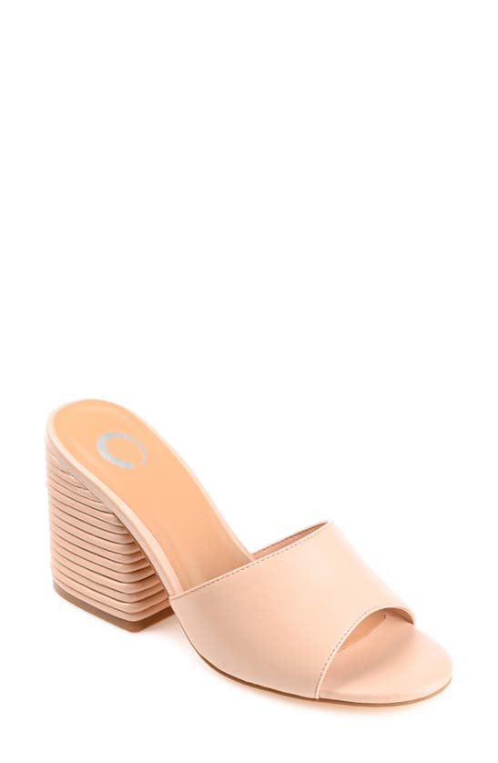 JOURNEE COLLECTION JOURNEE COLLECTION LESLEE PEEP-TOE PUMP 