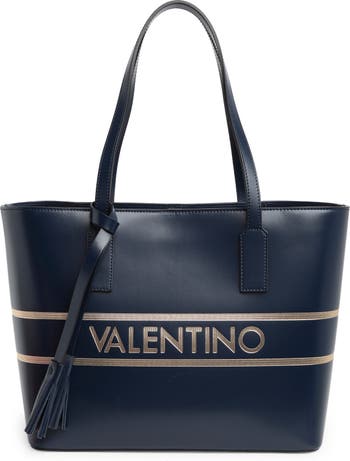 Valentino Bags by Mario Valentino Kai Lavoro Gold Black One Size: Handbags
