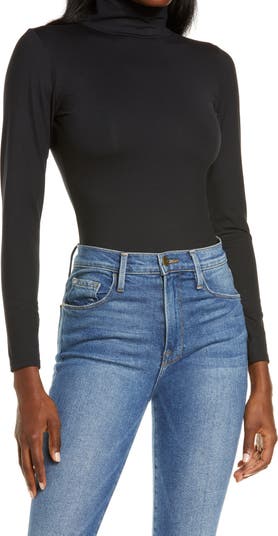 Buy SPANX® Suit Yourself Ribbed Mock Neck Tummy Control Bodysuit from the  Next UK online shop