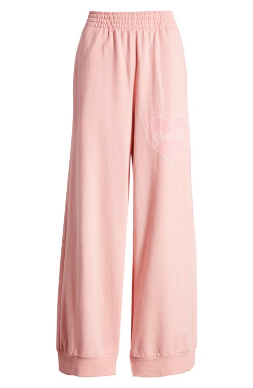 Boys Lie Still Blushing Wide Leg Joggers In Pink